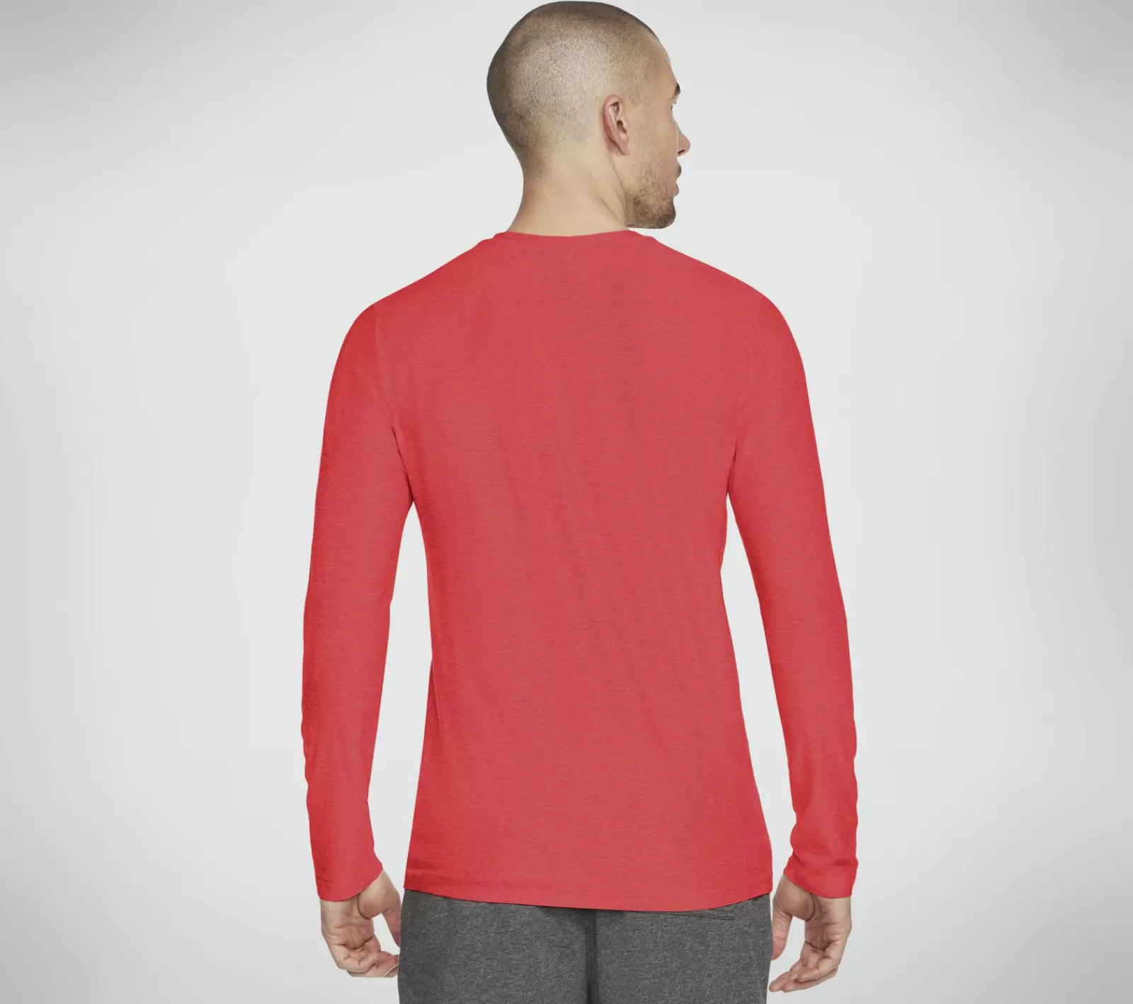 GO DRI All Day L/S Diamond Tee Solid | SKECHERS Cheap