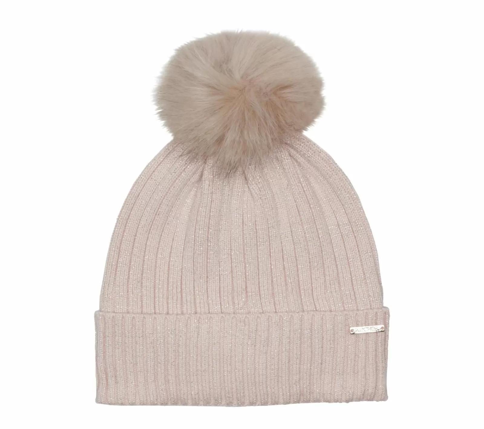 Metallic Ribbed Beanie Hat | SKECHERS Discount